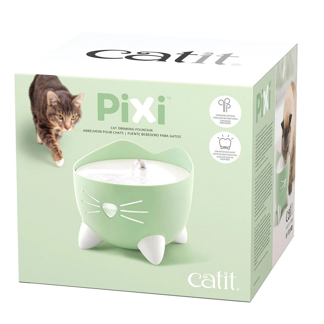 Catit Pixi Drinkfontein Groen 4 Catit Pixi Drinkfontein Groen - Afbeelding 2