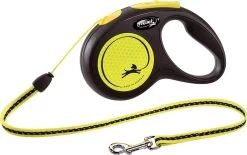 Flexi New Neon S Met Koord Geel 5 Mtr