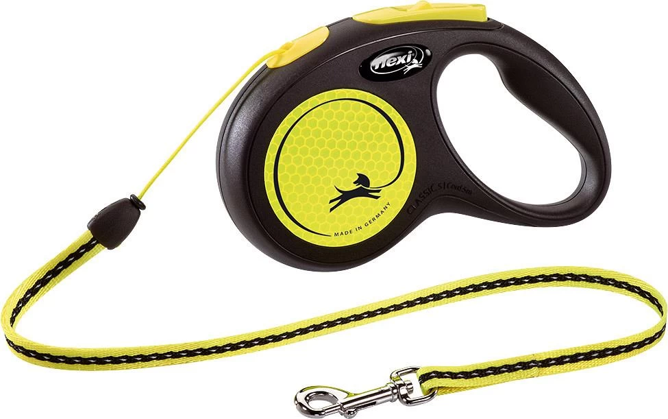 Flexi New Neon S Met Koord Geel 5 Mtr 3 Flexi New Neon S Met Koord Geel 5 Mtr