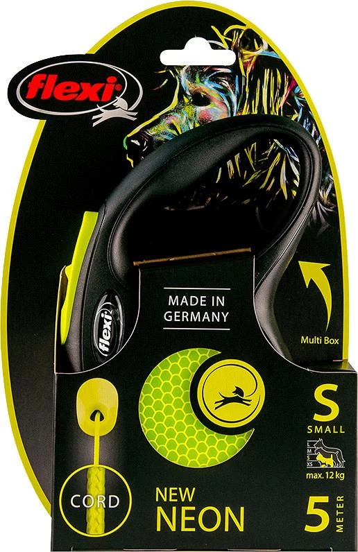 Flexi New Neon S Met Koord Geel 5 Mtr 4 Flexi New Neon S Met Koord Geel 5 Mtr - Afbeelding 2