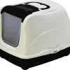 Moderna Kattenbak Flip Cat Zwart/wit -Huisdierbenodigdheden Bevordering 0213264
