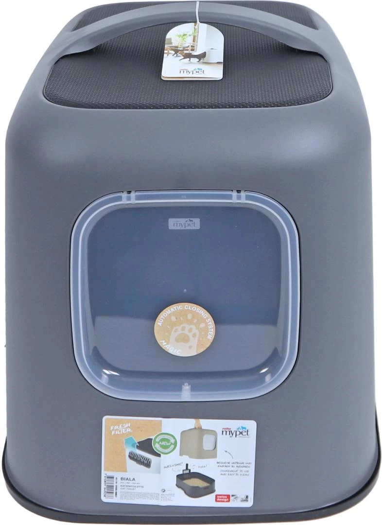 Rotho Mypet Kattenbak Biala Anthrazite 4 Rotho Mypet Kattenbak Biala Anthrazite - Afbeelding 2