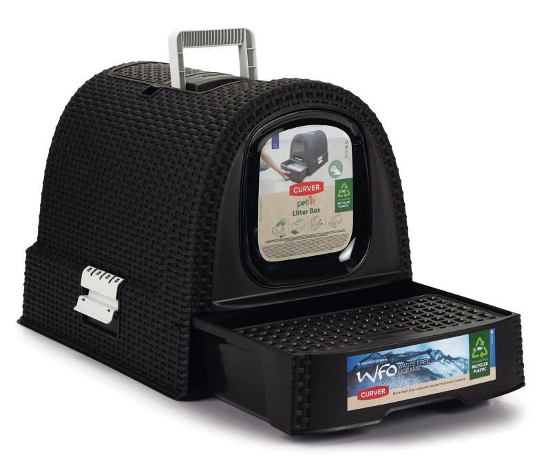 Curver Kattenbak Antraciet 3 Curver Kattenbak Antraciet