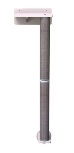 TRIXIE Muur-Set 1 Stam Met Muurbeugels Wit/Grijs