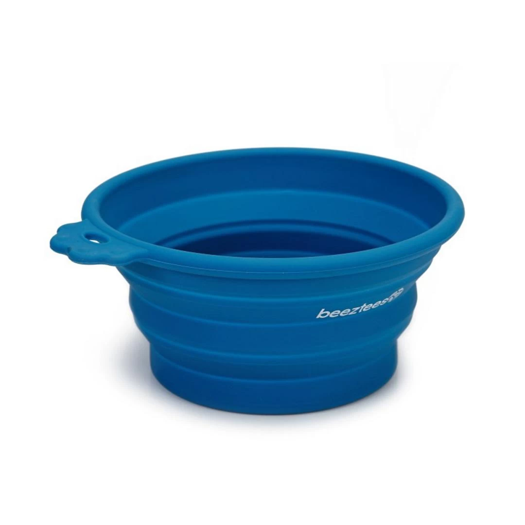 Beeztees Inklapbare Voer- En Drinkbak Blauw Ø 17 Cm 3 Beeztees Inklapbare Voer- En Drinkbak Blauw Ø 17 Cm