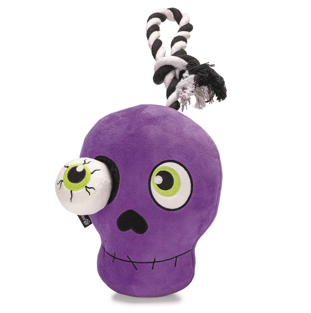 Beeztees Hondenspeelgoed Halloween Schedel 4 Beeztees Hondenspeelgoed Halloween Schedel - Afbeelding 2