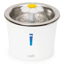 Catit 2.0 Flower Fountain Stainless Steel Top Wit 3 Ltr