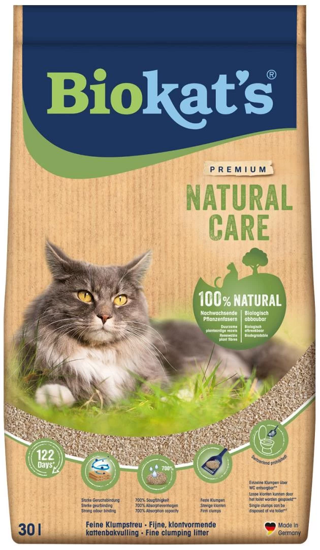 Biokat's Kattenbakvulling Natural Care 30 Ltr 3 Biokat's Kattenbakvulling Natural Care 30 Ltr