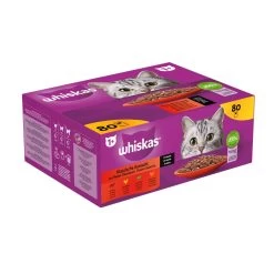 Whiskas Kattenvoer Adult Classic Selectie In Saus 80 X 85 Gr