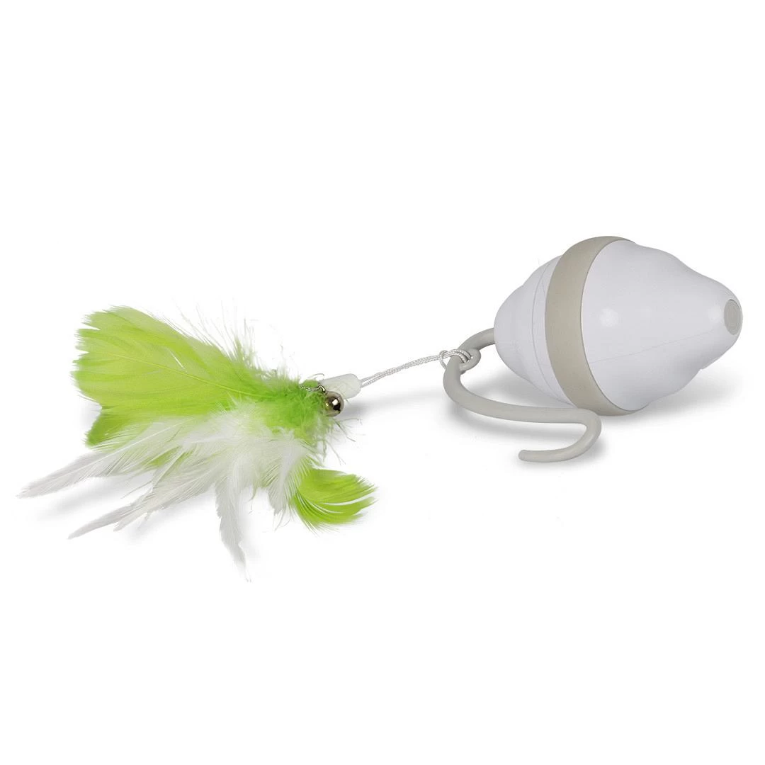 EBI Kattenspeelgoed Speedy Mouse Wit/Groen 3 EBI Kattenspeelgoed Speedy Mouse Wit/Groen