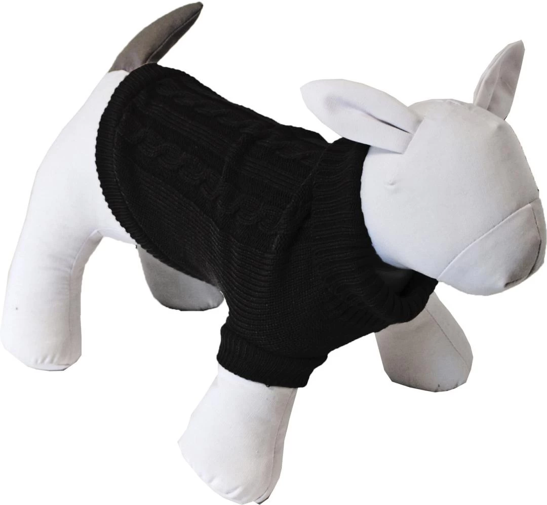 Boony Hondenkabeltrui Zwart 3 Boony Hondenkabeltrui Zwart