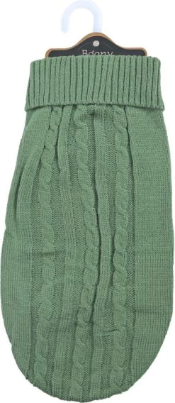 Boony Hondenkabeltrui Olijfgroen -Huisdierbenodigdheden Bevordering 8712901084219