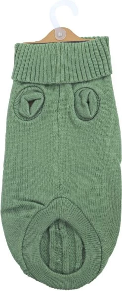 Boony Hondenkabeltrui Olijfgroen -Huisdierbenodigdheden Bevordering 8712901084219 a