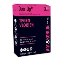 Duo-Op Kat & Konijn 80 Mg Vanaf 4 Kg 3 Pipetten