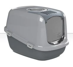 PeeWee Kattenbak Startpakket EcoDome Antraciet/Grijs -Huisdierbenodigdheden Bevordering 8718885080575 4