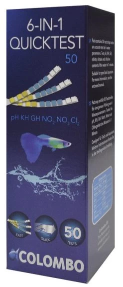 Colombo Aqua Quicktest 6-in-1 50 St