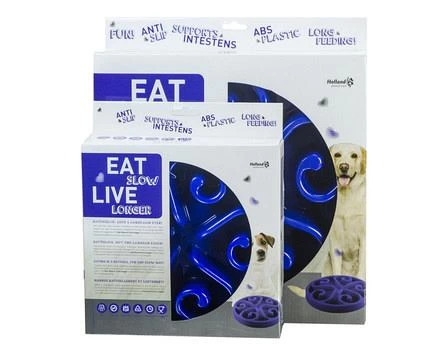 Eat Slow Live Longer Voerbak Original Blue 5 Eat Slow Live Longer Voerbak Original Blue - Afbeelding 3