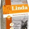 Linda Kattenbakvulling USA (Oranje) 20 Ltr -Huisdierbenodigdheden Bevordering LIN035 DET0