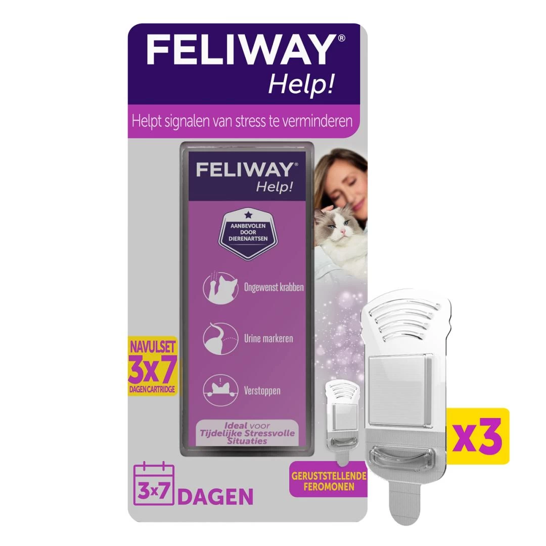 Feliway Help! Cartridges 3 St 3 Feliway Help! Cartridges 3 St