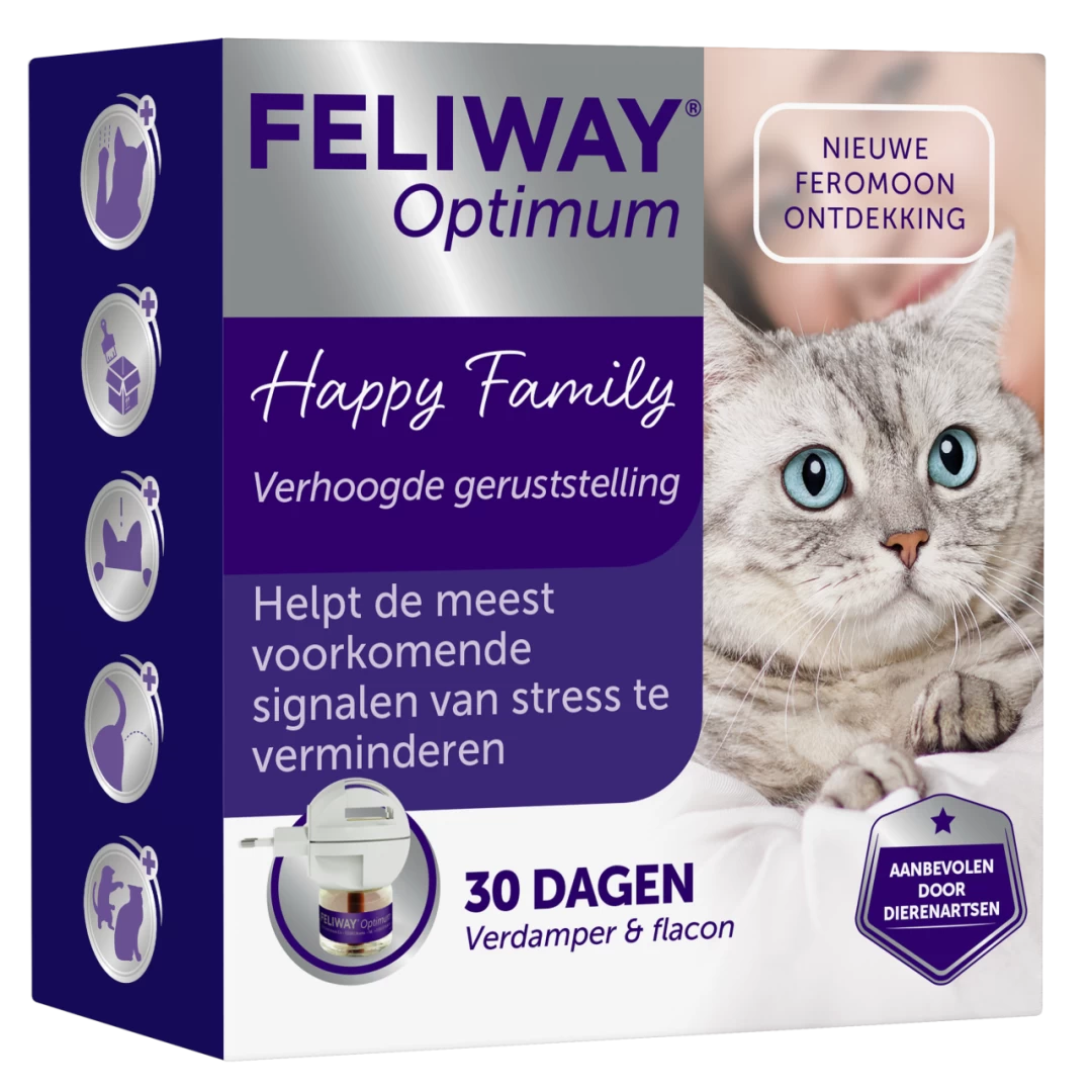 Feliway Optimum Diffuser + Refill 48 Ml 4 Feliway Optimum Diffuser + Refill 48 Ml - Afbeelding 2