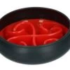 Eat Slow Live Longer Tumble Feeder Red