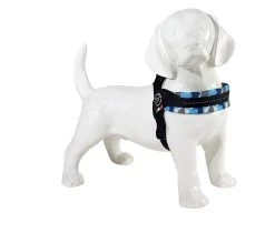 Tre Ponti Hondentuig Mesh Fibbia Reflective Verstelbaar Camou Blauw