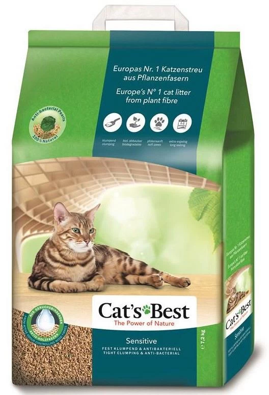 Cat's Best Kattenbakvulling Sensitive 7,2 Kg 3 Cat's Best Kattenbakvulling Sensitive 7,2 Kg