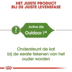 Royal Canin Kattenvoer Outdoor 7+ 10 Kg -Huisdierbenodigdheden Bevordering royal canin outdoor 7plus volwassen kat buitenkatten vanaf 7 jaar hero image 9