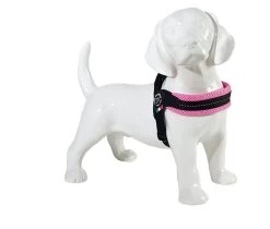 Tre Ponti Hondentuig Mesh Fibbia Reflective Verstelbaar Lichtroze